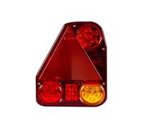HORPOL LZD 776 Piloto Trasero LED Izquierdo 5 Funciones para Remolque Lámpara de Freno Posición e Intermitente 12V 24V Impermeable IP55 Homologado 206x174mm