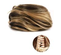 Horquilla 1/2 PCS Accesorio Updo Postizos for Mujeres Niñas Mini Garra Extensiones de Moño de Cabello Ondulado Rizado Sintético Clip de Peluca en Orejas Sucias y de Gato Cortas Para sujetar y decorar