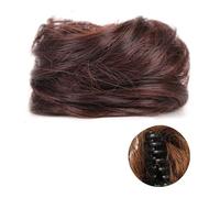 Horquilla 1/2 PCS Accesorio Updo Postizos for Mujeres Niñas Mini Garra Extensiones de Moño de Cabello Ondulado Rizado Sintético Clip de Peluca en Orejas Sucias y de Gato Cortas Para sujetar y decorar