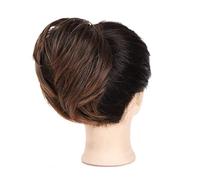 Horquilla Accesorios Scrunchie elástico for mujeres extensión de cola de caballo de moño de pelo desordenado, postizo sintético recto extensiones de moño de cola de caballo cortas Para sujetar y decor