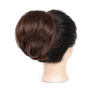 Horquilla Accesorios Scrunchie elástico for mujeres extensión de cola de caballo de moño de pelo desordenado, postizo sintético recto extensiones de moño de cola de caballo cortas Para sujetar y decor