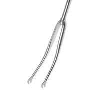 Horquilla bicicleta de carretera 700 dirección roscada 1 pulgada acero cromado