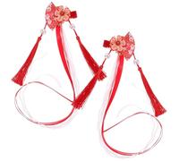 Horquilla china, accesorios for el cabello chinos, horquilla de flores, 2 piezas de horquilla de abanico, accesorios for el cabello de estilo japonés, pinzas for el cabello con cinta, pinzas for el ca