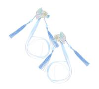 Horquilla china, accesorios for el cabello chinos, horquilla de flores, 2 piezas de horquilla de abanico, accesorios for el cabello de estilo japonés, pinzas for el cabello con cinta, pinzas for el ca