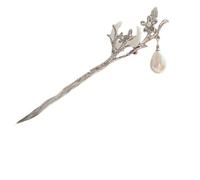 Horquilla china de metal de alta gama con perlas