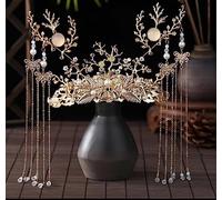 Horquilla china, palillos for el cabello, conjunto de accesorios for el cabello Hanfu chino, borla larga, horquillas vintage, palillos for el cabello hechos a mano con flores for mujer, estilo 8 tocad