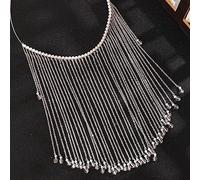 Horquilla china, palitos for el cabello, cortina facial de estilo chino, accesorios for el cabello Hanfu, borla larga con cuentas, orejas agitadas, joyería colgante, 7 tocado (color: D) (color: B)(Col