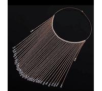 Horquilla china, palitos for el cabello, cortina facial de estilo chino, accesorios for el cabello Hanfu, borla larga con cuentas, orejas agitadas, joyería colgante, 7 tocado (color: D) (color: B) (C