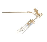 Horquilla con borlas y lámpara LED, estilo vintage, para el pelo, para disfraz tradicional