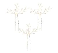 Horquilla con Perlas para el Cabello, 3 Pinzas de Pelo de Perlas de, Accesorios Cabello Para Bodas, para Mujer Novia Damas de Baile Banquete Viaje Actividad y Evento