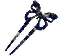 Horquilla de acetato - Clásica barra de pelo en forma de U, soporte de doble pistón | Elegante accesorio de clip para el pelo, horquilla duradera con extremos redondeados para un Wendu francés seguro