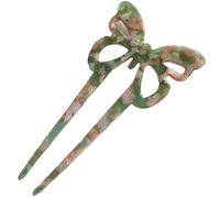 Horquilla de acetato - Clásica barra de pelo en forma de U, soporte de doble pistón | Elegante accesorio de clip para el pelo, horquilla duradera con extremos redondeados para un Wendu francés seguro