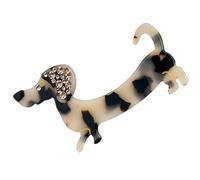 Horquilla de acetato segura para el pelo de perro de dibujos animados, accesorio de clip para el pelo para uso diario o de fiesta