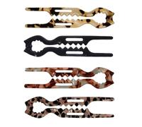 Horquilla de acrílico con forma de cabeza para mujer, elegante soporte para moño, palo seguro para eventos formales y uso diario, pinza de pelo de moda para peinados de cabeza trasera, accesorio