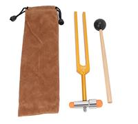 Horquilla de Afinación Resonante, Juego de Horquillas de Afinación para Aliviar el Estrés Aleación de Aluminio Mejora la Claridad del Metal Restaura el Equilibrio con Martillo para Uso(oro)