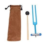 Horquilla de Afinación Resonante, Juego de Horquillas de Afinación para Aliviar el Estrés Aleación de Aluminio Mejora la Claridad del Metal Restaura el Equilibrio con Martillo para Uso(azul)