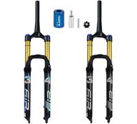 Horquilla de Bicicleta de montaña, Horquilla Delantera para Bicicleta de Carretera, Tubo de 1 1/2, lubricación de Larga duración, suspensión MTB, 27,5-29 Pulgadas, Recorrido de 160 mm, Cierre rápido