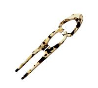 Horquilla de cabeza de albóndiga con patrón de moño de acetato dulce para mujeres y niñas (7)