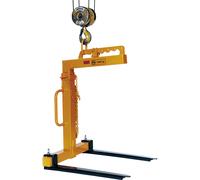 Horquilla de carga, manual Eichinger, altura útil 1150 - 1750 mm, modelo ligero