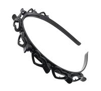 Horquilla de doble flequillo, diadema trenzada de doble capa, diadema de peine de dientes con clips, diadema de clip seccional tejida hueca, herramientas de peinado para el cabello, diademas para