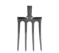 Horquilla de Excavación de Acero con Alto Contenido de Carbono, Fuerte Prevención de Resistencia, Antirotura, Horquilla de Pala para Excavación de Jardín (4 dientes)