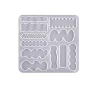 Horquilla de forma irregular de silicona epoxi forma clips para el pelo pasador joyería artesanía molde para regalo de San Valentín