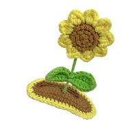 Horquilla de ganchillo para el pelo de hojas pequeñas, exquisita y elegante de los años 2000, racimos de hojas