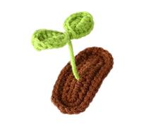 Horquilla de ganchillo para el pelo de hojas pequeñas, exquisita y elegante de los años 2000, racimos de hojas