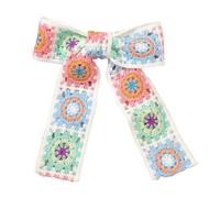 Horquilla de ganchillo para el pelo de moda, elegante, de punto, ramilletes para el pelo, tamaño grande