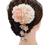 Horquilla de hortensia para disfraz chino, para mujer, diseño de flores, herramienta de peinado para bodas y fiestas