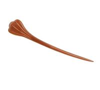 Horquilla de madera de melocotón tallada tipo semilla de 17,8 cm