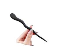 Horquilla de madera for mujer, estilo antiguo, con forma plato, moderno y sencillo(Color03)