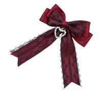 Horquilla de mariposa con colgante de corazón de amor, clip grande para el pelo para uso diario y ocasiones especiales, lazos para el pelo para disfraz de cosplay