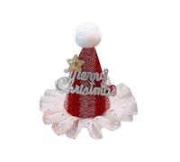 Horquilla de Navidad, sombrero de Papá Noel, diadema para el pelo, joyería, fiesta de Navidad, accesorios creativos para fotos, suministros para festivales, accesorios para la cabeza festiva