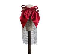 Horquilla de novia con perlas y lazo para niñas, lazo de balletcore para desfiles, bailes, princesas, accesorios para el cabello, accesorios para el escenario