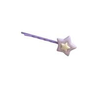 Horquilla de pelo de doble capa con estrella Y2k Hot Girls One Word Cool Hair Clip para niñas antideslizantes para adolescentes Clip de pelo para mujer, pinza de pelo fina para mujer, estilo de