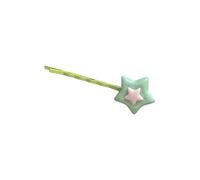 Horquilla de pelo de doble capa con estrella Y2k Hot Girls One Word Cool Hair Clip para niñas antideslizantes para adolescentes Clip de pelo para mujer, pinza de pelo fina para mujer, estilo de