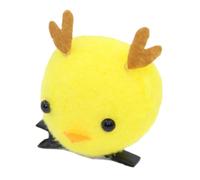 Horquilla de pelo de pollo de dibujos animados para mujeres y niñas, clip lateral de pollo, decoración para reuniones familiares, festivales de música, festivales