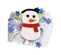 Horquilla de pelo festiva para niños, pinza de pelo de malla, sombrero de Papá Noel/árbol de Navidad, horquilla lateral para mujer, accesorios de decoración de pelo de copo de nieve, pasadores de