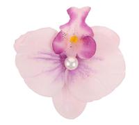 Horquilla de Phalaenopsis delgado flor decoración accesorios hawaianos para mujer Accesorio para el cabello de la novia barrete de cabello pinzas para peinar el cabello Plástico