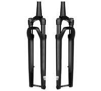 Horquilla de suspensión para bicicleta de carretera 700C, horquilla para bicicleta de grava, recorrido de 50 mm, eje pasante de 100 x 12 mm, bloqueo manual, freno de disco, horquilla delantera para