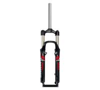 Horquilla De Suspensión para Bicicleta De Montaña 26 Pulgadas Horquilla MTB Recorrido 100mm Freno Disco Freno V Horquilla con Muelle 1-1/8" Tubo Recto 28,6mm QR 9mm Bloqueo Manual(Rot)