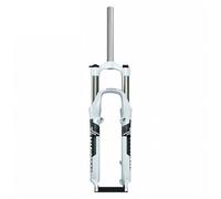 Horquilla de suspensión para bicicleta de montaña de 26 pulgadas, 100 mm de recorrido, muelle, tubo recto de 1-1/8", freno de disco en V, control de hombro, aleación de aluminio, cierre rápido mecánic