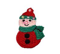 Horquilla decorativa navideña - Accesorios para el cabello de ganchillo, Pinzas para el cabello de tela | Horquillas cómodas Pinzas para el cabello, Adornos de punto para niñas