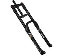 Horquilla Delantera Bicicleta Eléctrica 26x4.0 , QR 135MM Freno De Disco | Horquillas Suspensión Neumática Fat Bike Horquilla Bicicleta Montaña BMX Recta 1-1/8" MTB Bicicleta Recorrido 190mm