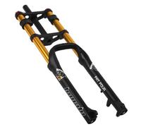 Horquilla Delantera Bicicleta Eléctrica 26x4.0 , QR 135MM Freno De Disco | Horquillas Suspensión Neumática Fat Bike Horquilla Bicicleta Montaña BMX Recta 1-1/8" MTB Bicicleta Recorrido 190mm