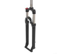Horquilla delantera con bloqueo hidráulico para bicicleta de montaña, suspensión de resorte de aceite de aleación de aluminio de 50 x 10 cm con cable de control de hombro para montar en senderos (29