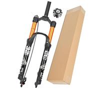 Horquilla Delantera de montaña, Horquilla Delantera para Bicicleta de montaña con Bloqueo de Aire, Recta, de 1-1/8", suspensión para Bicicletas de montaña de 26", 27,5" y 29", tamaños comunes, Libera