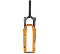 Horquilla Delantera para Bicicleta de montaña con Eje pasante de 15 x 100 mm, suspensión neumática de aleación de Aluminio, 120 mm de Recorrido y Ajuste de Rebote, Accesorios para