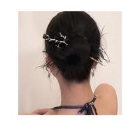 Horquilla elegante para mujeres y niñas, accesorios de moda, estilo antiguo, pinzas para el pelo grueso (B)